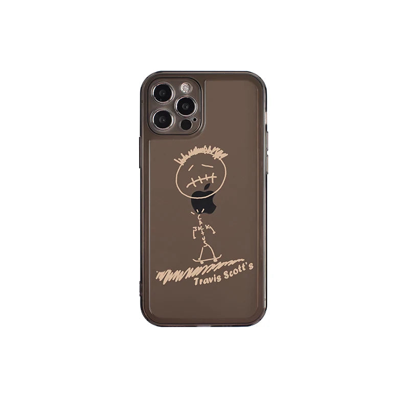 Travis Scott inspired Phone Case. TRANSPARENT