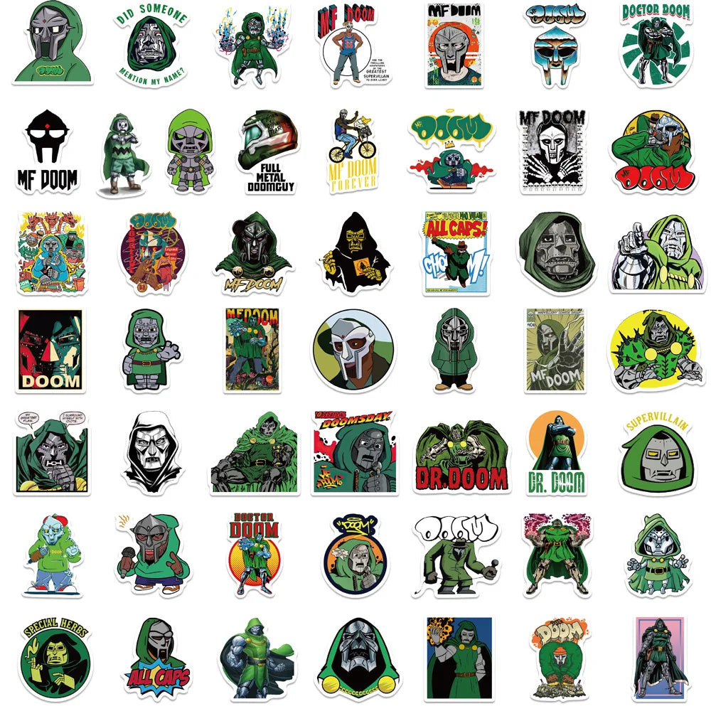 MF DOOM stickers 10/50Pcs